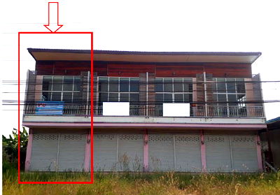 Shophouses for sale Mancha Khiri Khon Kaen : ตึกแถว 140 square meter Khon Kaen Mancha Khiri Kut Khao for ติดต่อธนาคาร THB