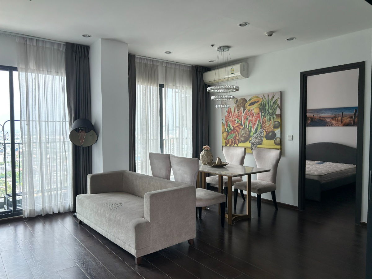 picture For rent C Ekkamai, 2 beds, large unit, fully furnished, high floor. Ready to move in - 4/22