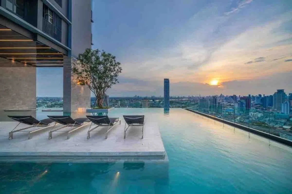 picture ✅Condo for sale, Knightsbridge Prime On Nut, near BTS, fully furnished with WIFI, ready to move in  - 15/17