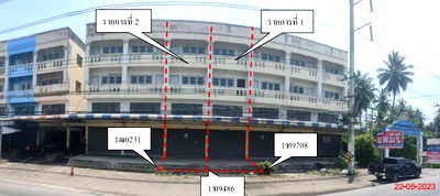 Shophouses for sale Damnoen Saduak Ratchburi : อาคารพาณิชย์ 196 square meter Ratchburi Damnoen Saduak Khunphithak for 4452000 THB