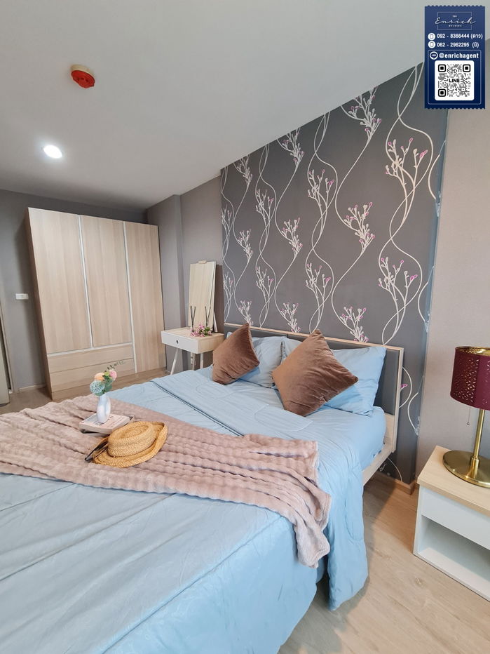 picture 💙For rent Elio del Ray Sukhumvit 64, pool view room, fully furnished, near BTS Punnawithi,Udomsuk💙 Call 092-8366444 Dao // Line ID: @enrichagent - 10/13