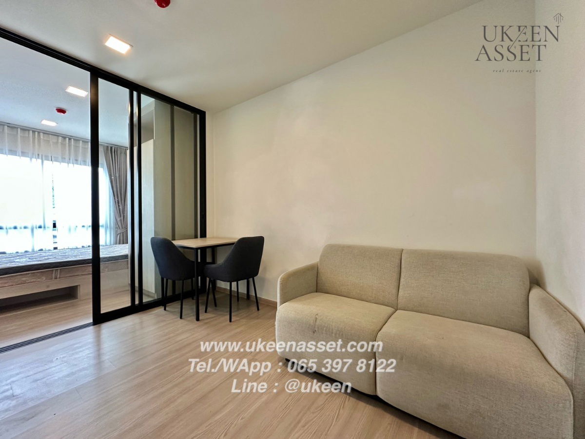 picture UK01-348 For rent D Condo Vale Srirach, ready to move in, complete electrical appliances, rental price 7,500 baht/month (2 year contract 7,000) - 2/8