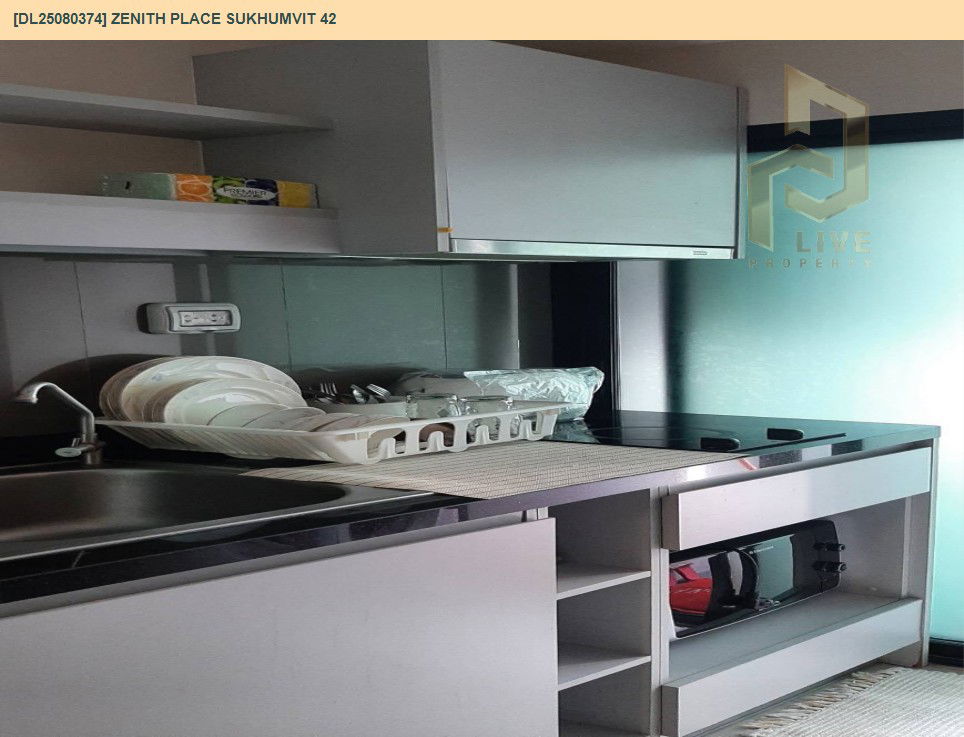 picture DL25080374 Condo for rent, Zenith Place Sukhumvit 42 near BTS Ekkamai, ready to move in, call urgently 0656133286 LineID @534wlwof - 6/6