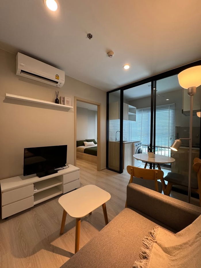 picture For rent !!  NUE Noble Ngamwongwan  | 12K. per month |  26 sq.m.  1Bed 1Bath  7th Floor - 3/9