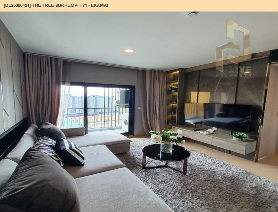 รูป DL25080421 ให้เช่าคอนโด เดอะ ทรี สุขุมวิท 71 - เอกมัย (The Tree Sukhumvit 71 - Ekamai) ใกล้ สายสีส้ม พร้อมเข้าอยู่ โทรด่วน 0638692663 LineID @655ebbvc - รูปที่ 9/17