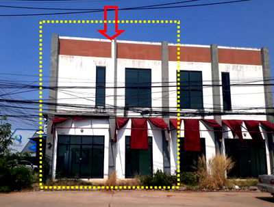 Shophouses for sale Bueng Thung Sang Health Garden : ตึกแถว 92.8 square meter Khon Kaen Muang Khon Kaen Phra Lap for ติดต่อธนาคาร THB