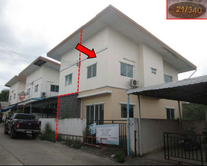 บ้านแฝด 112.4 square meter Chonburi Si Racha Bo Win for 1520000 THB