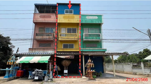 อาคารพาณิชย์ 59.2 square meter Phichit Muang Phichit Pak Thang for 1316000 THB