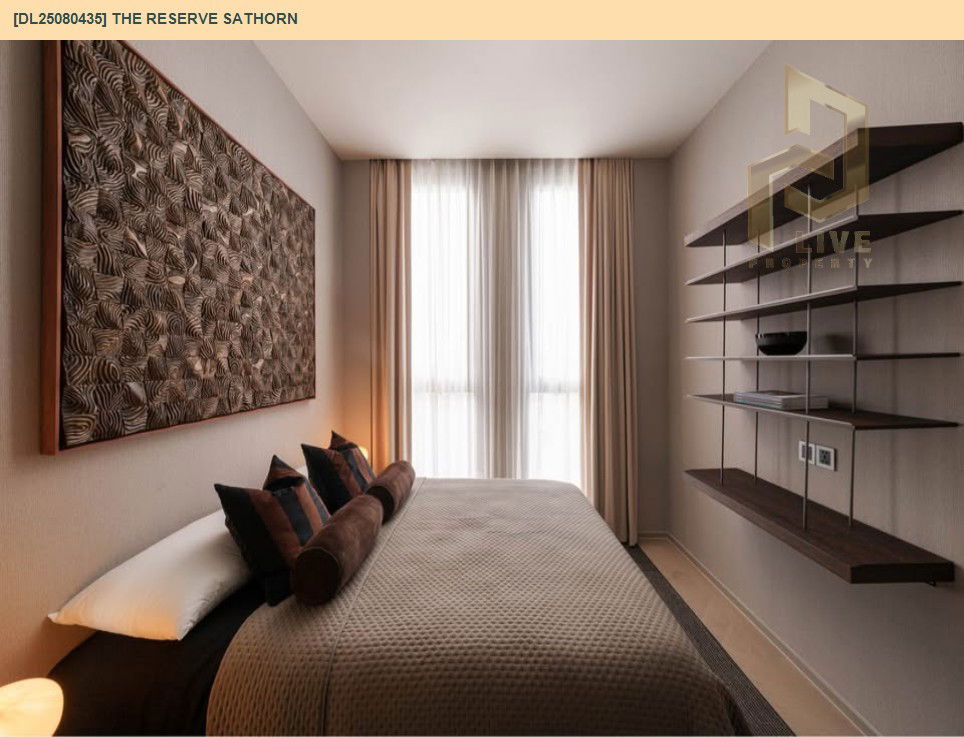 picture DL25080435 Condo for rent, The Reserve Sathorn near BTS Chong Nonsi, ready to move in, call urgently 0656133286 LineID @655ebbvc - 3/10