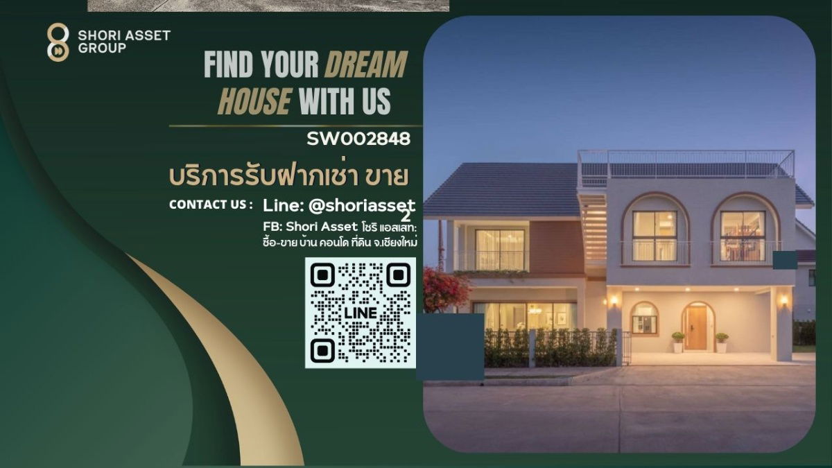 picture Pool villa for sale in Graceland Village, built-in furniture, located on the main road of the village, opposite Grace International School.- SW002848 - 1/20