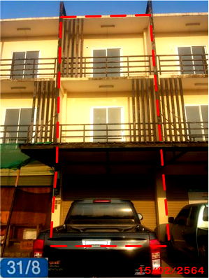 Shophouses for sale Nong Khae Saraburi : อาคารพาณิชย์ 60 square meter Saraburi Nong Khae Nong Pla Mo for 1440000 THB