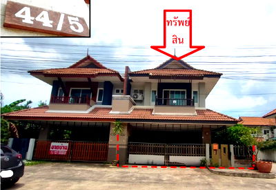 Twin houses for sale Songkhla : บ้านแฝด 194.8 square meter Songkhla Hat Yai Khlong Hae for 2405000 THB