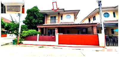 Twin houses for sale Hi-tech Industrial Estate   : บ้านแฝด 174.4 square meter Phra Nakhon Sri Ayutthaya Wang Noi Lam Sai for 3300000 THB