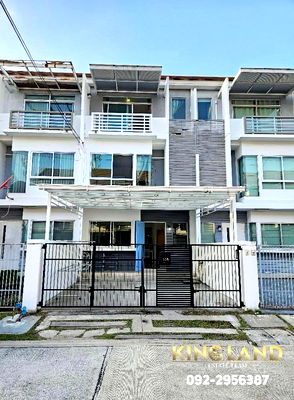 ทาวน์โฮมให้เช่า : 🏠#เช่าทาวน์โฮม3ชั้น หมู่บ้านBaanmai พระราม9-ศรีนครินทร์ 3ห้องนอน 3ห้องน้ำ ติดเเอร์ทั้งหลังพร้อมเฟอร์นิเจอร์ ฟูกที่นอนใหม่ทุกห้อง