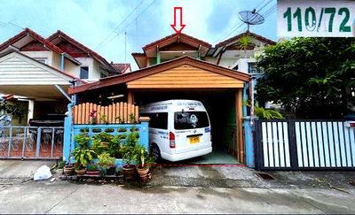 Twin houses for sale Chonburi : บ้านแฝด 120 square meter Chonburi Si Racha Bung for 1138000 THB