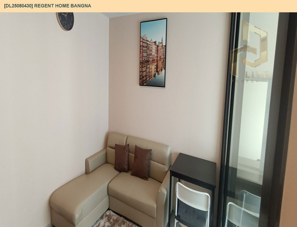 picture DL25080430 Condo for rent, Regent home bangna near BTS Bang Na, ready to move in, call urgently 0656133286 LineID @655ebbvc - 3/10