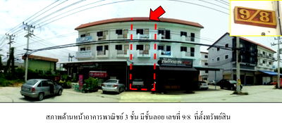 Shophouses for sale Angthong : อาคารพาณิชย์ 64 square meter Angthong Muang Ang Thong Ban It for 1528000 THB