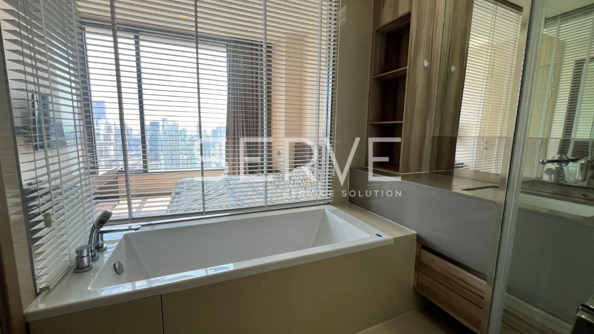 picture 🔥40K🔥- 1 Bed with Bathtub Super High Fl. Good Location in Asoke Area MRT Sukhumvit 550 m. & BTS Asok 700 m. at The Esse Asoke Condo / For Rent - 7/8