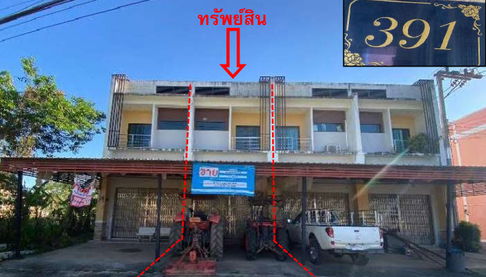 อาคารพาณิชย์ เนื้อที่ทั้งหมด 159.2 ตารางเมตร 391 หมู่ 9 ตำบลละงู อำเภอละงู สตูล ราคา 1,224,000 บาท