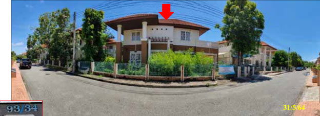 รูป บ้านเดี่ยว เนื้อที่ทั้งหมด 256.8 ตารางเมตร 93/34 หมู่ 1 หมู่บ้านวิจิตราธานี ตำบลหอมศีล อำเภอบางปะกง ฉะเชิงเทรา ราคา 2,828,000 บาท - รูปที่ 1/2