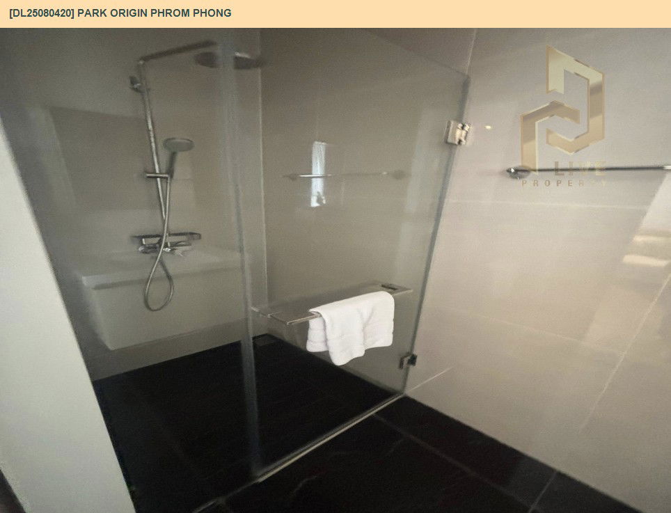 picture DL25080420 Condo for rent, PARK ORIGIN PHROM PHONG near BTS Phrom Phong, ready to move in, call urgently 0656133286 LineID @534wlwof - 8/14