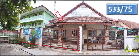 บ้านแฝด 128 square meter Chonburi Si Racha Nong Kham for 1485000 THB