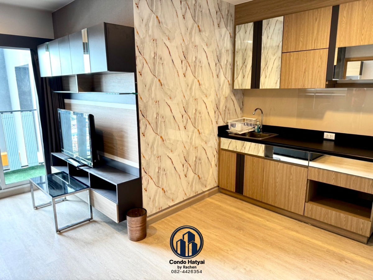 picture Plus Connect Hatyai, 1 bedroom, 26th floor, 35 sq m, beautifully decorated, ready to move in, 15,000 baht. - 7/29
