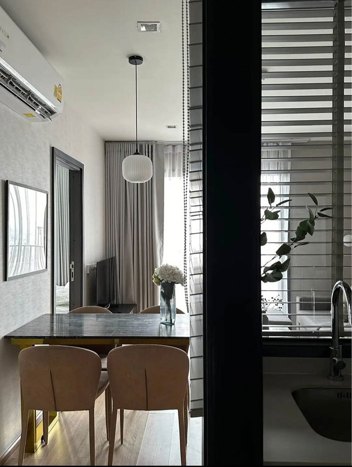 picture For rent: The Base Garden Rama 9, high floor, beautiful view, fully furnished, ready to move in. - 3/18