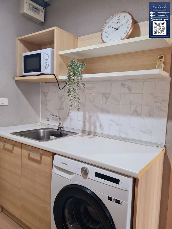 picture 💙For rent Elio del Ray Sukhumvit 64, pool view room, fully furnished, near BTS Punnawithi,Udomsuk💙 Call 092-8366444 Dao // Line ID: @enrichagent - 6/13