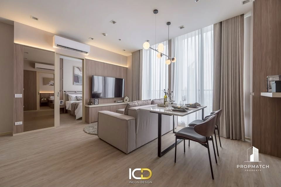 รูป ✨Flash Deal ✨ Noble State 39 ( 2Bed 2Bath 60 SQM.) แต่งครบพร้อมอยู่ !! เพียง 65,000 บาทต่อเดือน Tel.0981315848 @propmatch - รูปที่ 7/15