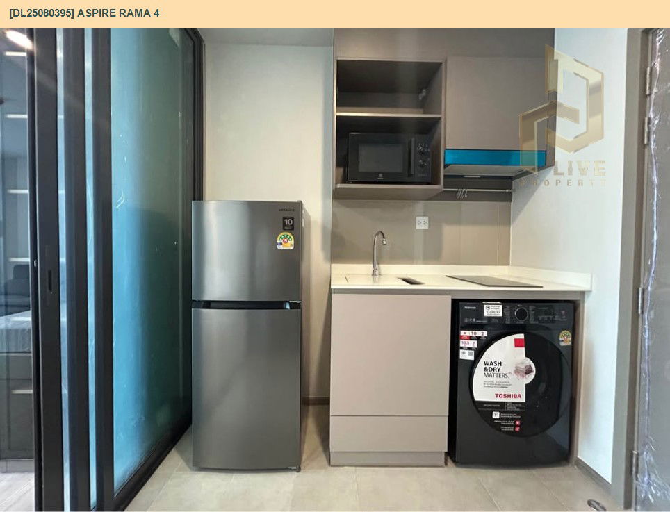 รูป DL25080395 ให้เช่าคอนโด แอสปาย พระราม 4 (Aspire Rama 4) ใกล้ BTS เอกมัย พร้อมเข้าอยู่ โทรด่วน 0638692663 LineID @534wlwof - รูปที่ 4/11