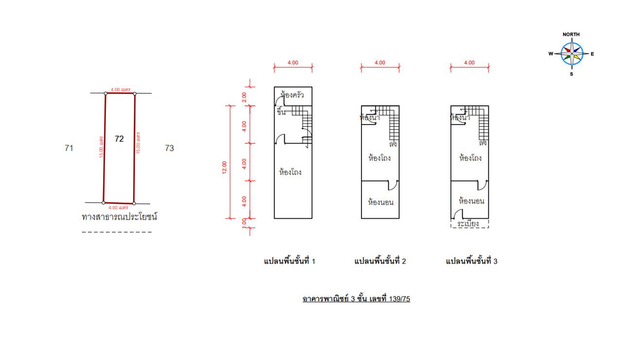 รูป ตึกแถว เนื้อที่ทั้งหมด 60.8 ตารางเมตร 139/75 ตำบลช่องสามหมอ อำเภอแก้งคร้อ ชัยภูมิ ราคา 585,000 บาท - รูปที่ 5/5