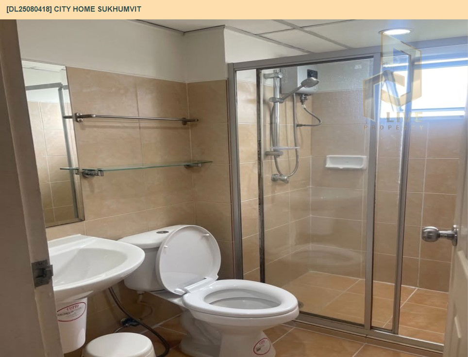 รูป DL25080418 ให้เช่าคอนโด ซิตี้ โฮม สุขุมวิท  (City Home Sukhumvit) ใกล้ BTS อุดมสุข พร้อมเข้าอยู่ โทรด่วน 0638692663 LineID @534wlwof - รูปที่ 6/9