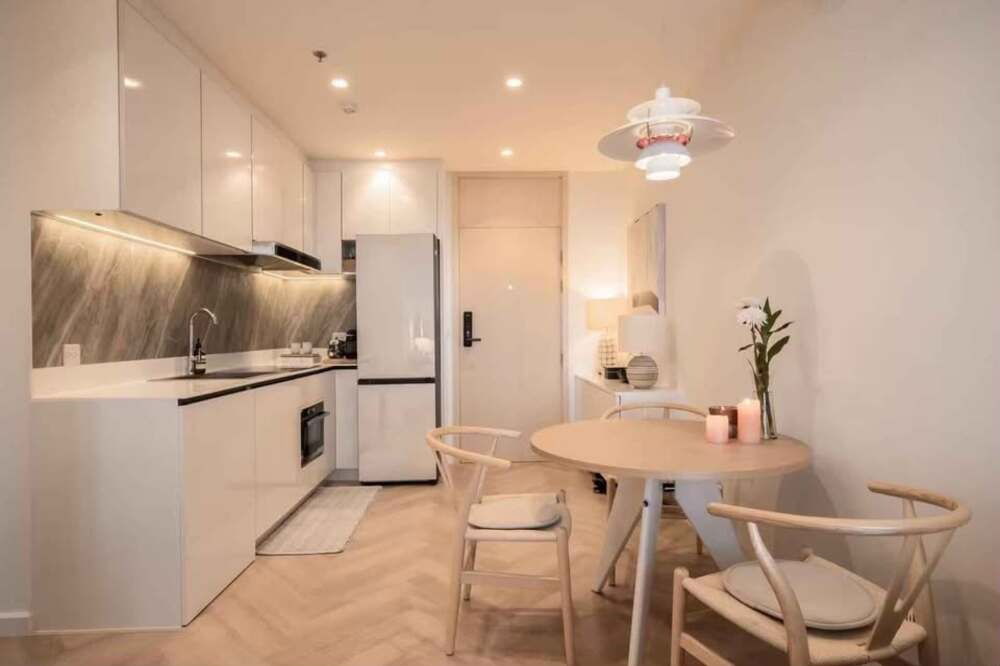 picture 🔥 For Rent !! Pet Friendly !! 🔥 Code C20250800019..........Maru Ekkamai 2, 2 bedroom, 2 bathroom, high floor, furnished, ready to move in 📣📣 - 4/8