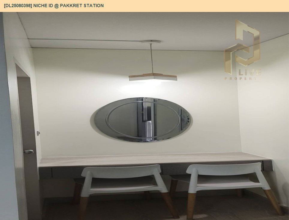 picture DL25080398 Condo for rent, Niche id @ Pakkret Station  near BTS สายสีชมพู, ready to move in, call urgently 0656133286 LineID @534wlwof - 7/9
