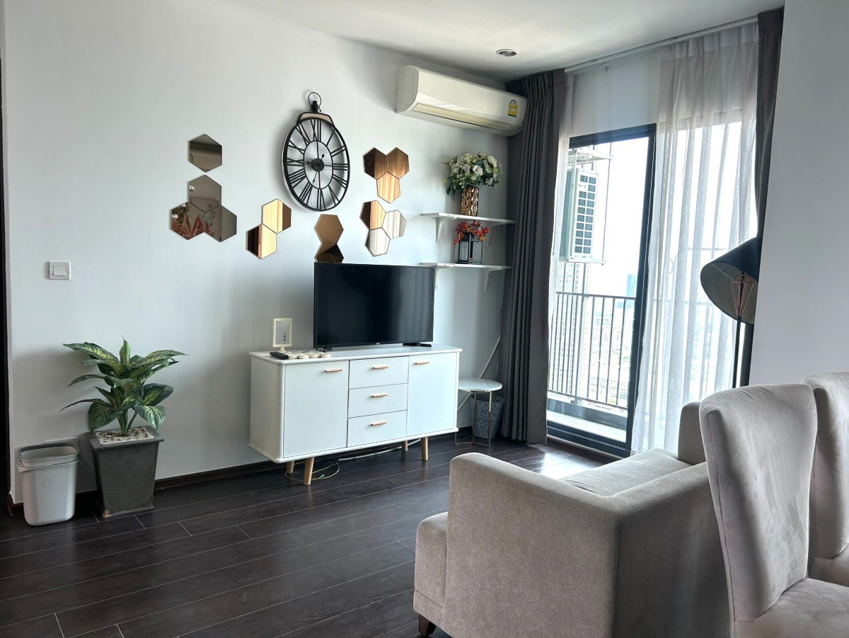 picture For rent C Ekkamai, 2 beds, large unit, fully furnished, high floor. Ready to move in - 2/22