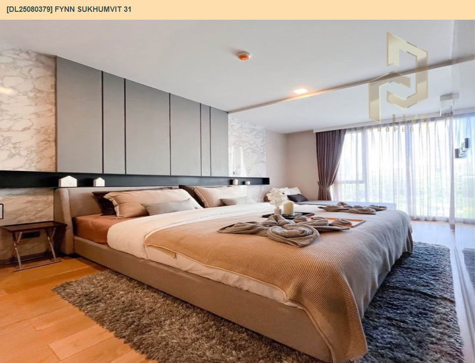 picture DL25080379 Condo for rent, FYNN Sukhumvit 31 near MRT สุขุมวิท, ready to move in, call urgently 0656133286 LineID @655ebbvc - 11/16