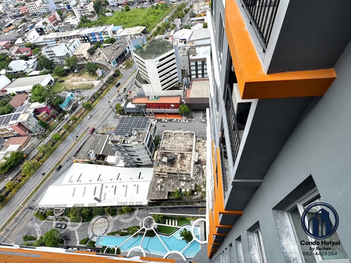 picture Plus Connect Hatyai, 1 bedroom, 26th floor, 35 sq m, beautifully decorated, ready to move in, 15,000 baht. - 14/29
