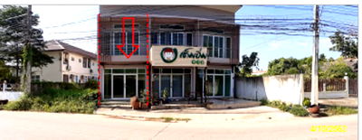 Shophouses for sale Udon Thani Museum : อาคารพาณิชย์ 67.6 square meter Udon Thani Muang Udon Thani Na Di for 1215000 THB