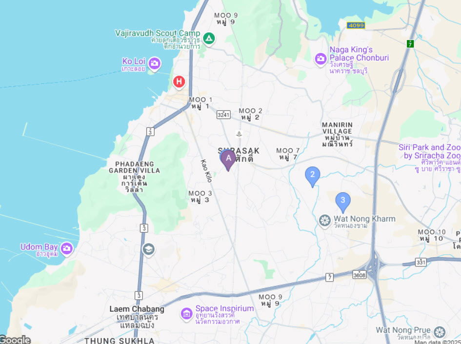 รูป บ้านแฝด เนื้อที่ทั้งหมด 157.6 ตารางเมตร 87/45 โครงการ เดอะ เซ็นทรัล รีเจ้นท์ ตำบลสุรศักดิ์ อำเภอศรีราชา ชลบุรี ราคา 2,590,000 บาท - รูปที่ 3/3