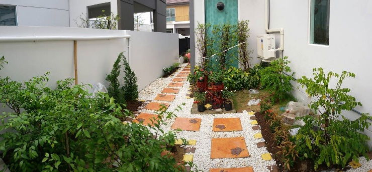 รูป ขาย บ้านเดี่ยว พร้อมต่อเติมห้องหน้าบ้าน หลังคาโรงรถ ครัวไทยบิวอินหลังบ้าน  - รูปที่ 7/10