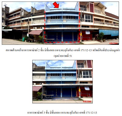 Shophouses for sale Angthong : อาคารพาณิชย์ 114 square meter Angthong Pho Thong Ang Khao for 2255000 THB