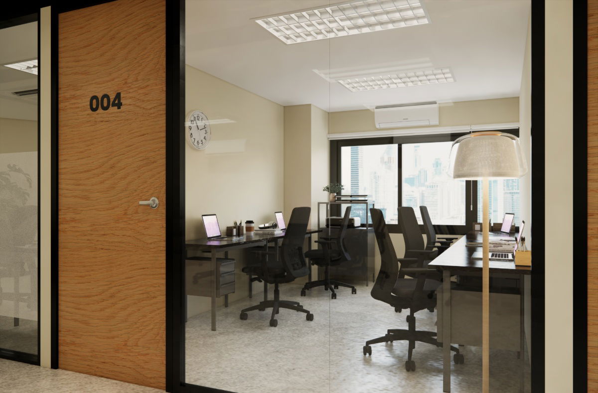 รูป Service Office ให้เช่าใจกลางเมือง MRT หัวลำโพง! ย่านบางรัก กรุงเทพฯ - รูปที่ 5/8