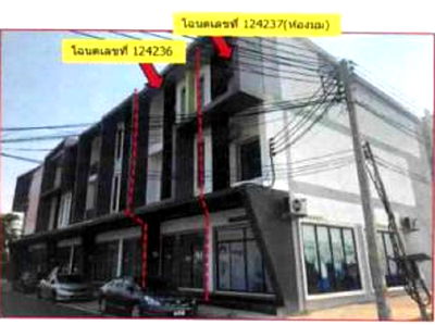 Shophouses for sale Ubon Ratchathani Bypass : อาคารพาณิชย์ 70.4 square meter Ubon Ratchathani Muang Ubon Ratchathani Nai Muang for 2280000 THB