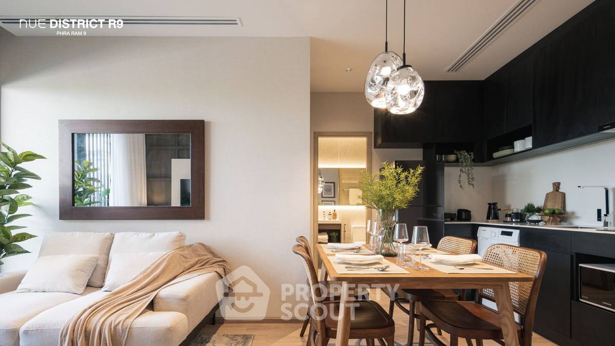 picture 2-BR Condo at Nue District R9 near MRT Phra Ram 9 (ID 2111320) - 3/6