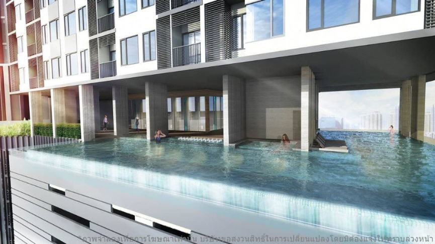 picture WS2258 🚆 Condo for rent: Amber By Eastern Star, near MRT Tiwanon, only 13,500 baht/month. - 6/11