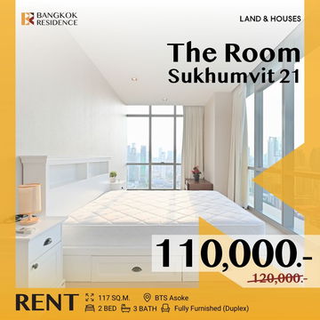 The Room Sukhumvit 21 🛌🏻 2-Bedroom, Great Stunning Vadhana View💫 Near BTS Asok