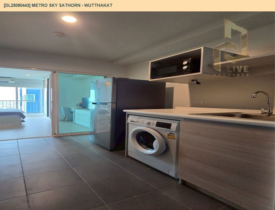 picture DL25080443 Condo for rent, Metro Sky Sathorn - Wutthakat near BTS Wutthakat, ready to move in, call urgently 0656133286 LineID @655ebbvc - 12/19