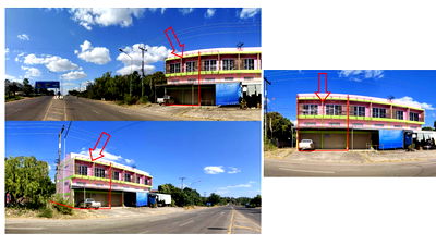 Shophouses for sale Don Tan Mukdahan : อาคารพาณิชย์ 124 square meter Mukdahan Don Tan Don Tan for 1860000 THB