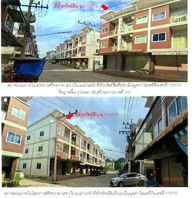 Shophouses for sale Surat Thani Rajabhat University : อาคารพาณิชย์ 118.4 square meter Surat Thani Muang Surat Thani Khunthale for 4290000 THB